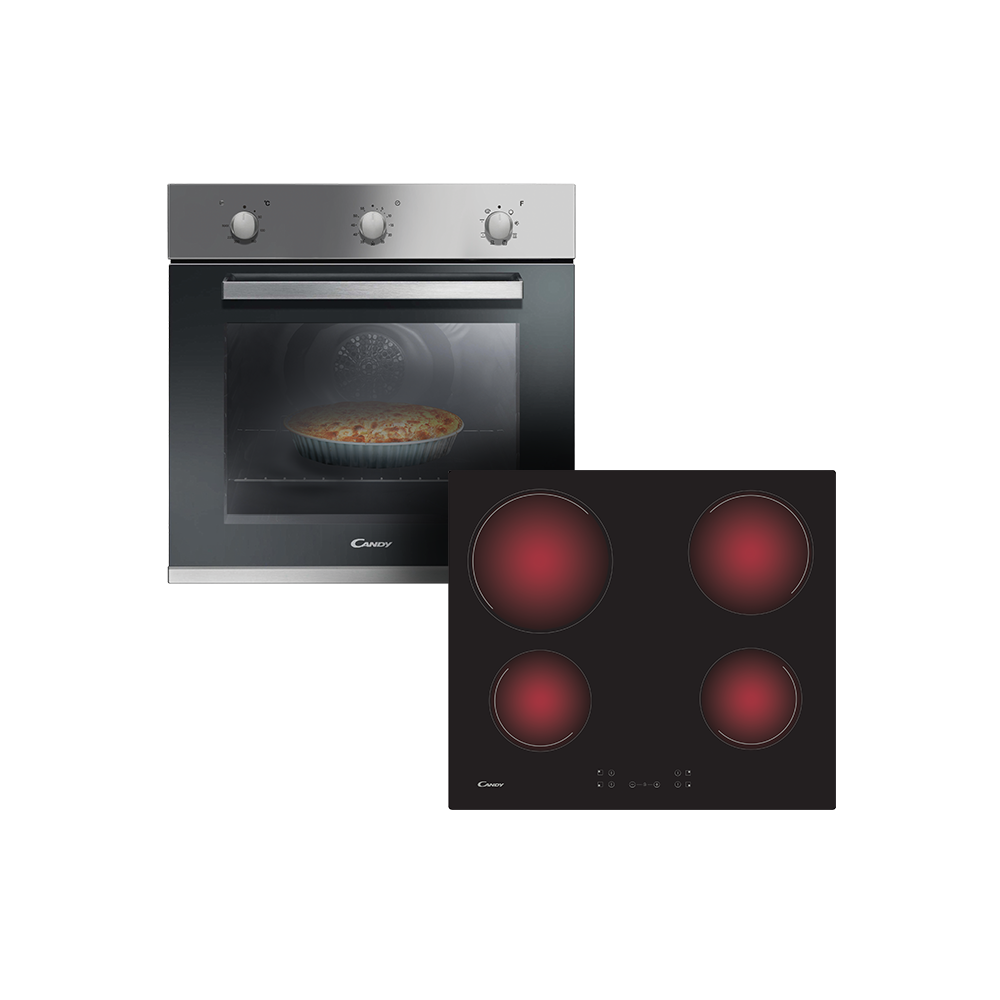 Horno+Anafe Candy CH64CCB + FCP 602 X | CANDY