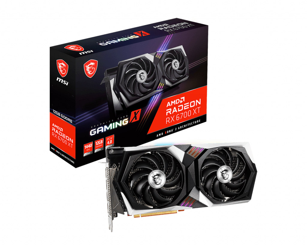 VGA MSI Radeon RX 6700 XT GAMING X 12G (6637) | MSI