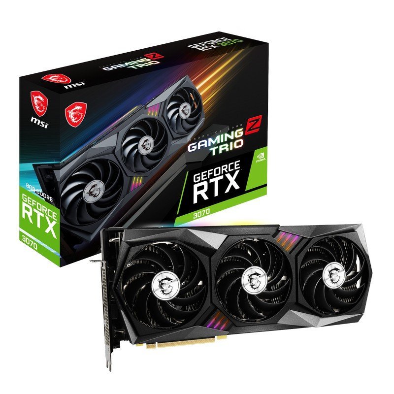 VGA MSI GeForce RTX 3070 GAMING Z TRIO (5744) | MSI