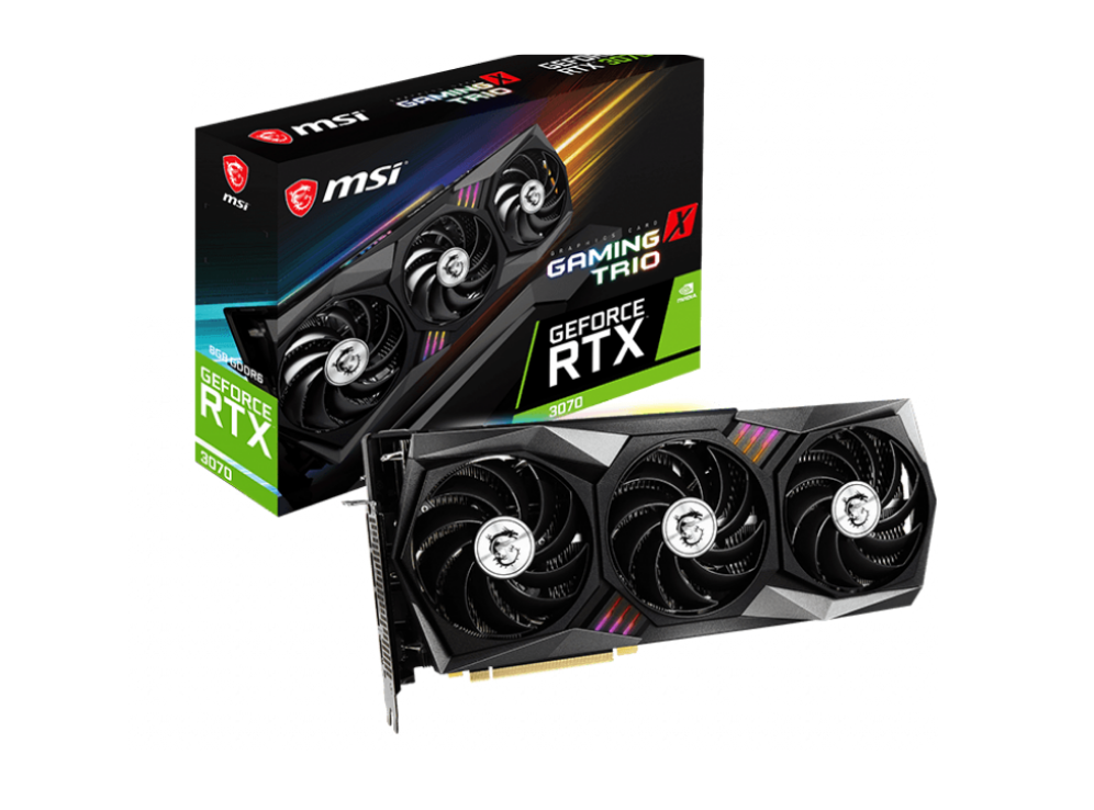 VGA MSI GeForce RTX 3070 Ti GAMING X TRIO 8G OC (3120) | MSI