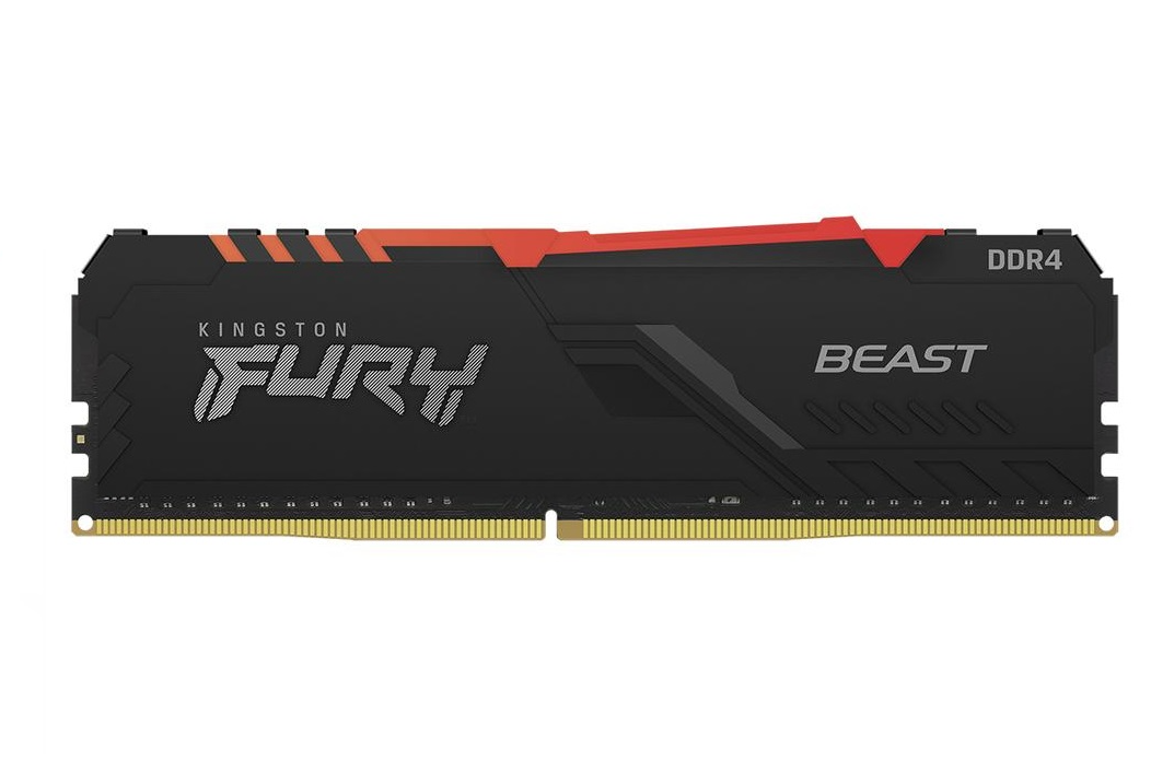 Memoria DDR4 Kingston 8Gb 3200 MHz FURY BEAST RGB (9439) | Kingston