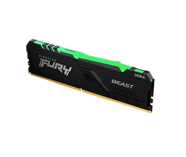 Memoria DDR4 Kingston 8Gb 2666 MHz FURY BEAST RGB (9668) | Kingston