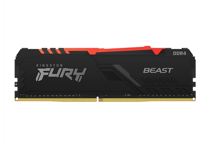 Memoria DDR4 Kingston 8Gb 2666 MHz FURY BEAST RGB (9668) | Kingston