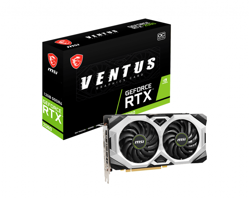 VGA MSI GeForce RTX 2060 VENTUS 12G OC (5651) | MSI