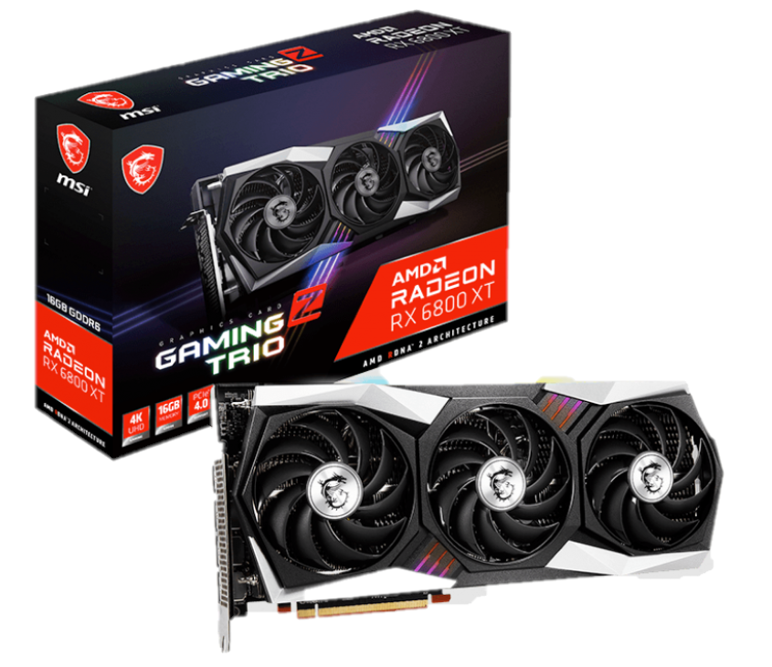 VGA MSI Radeon RX 6800 XT GAMING Z TRIO 16G (6186) | MSI
