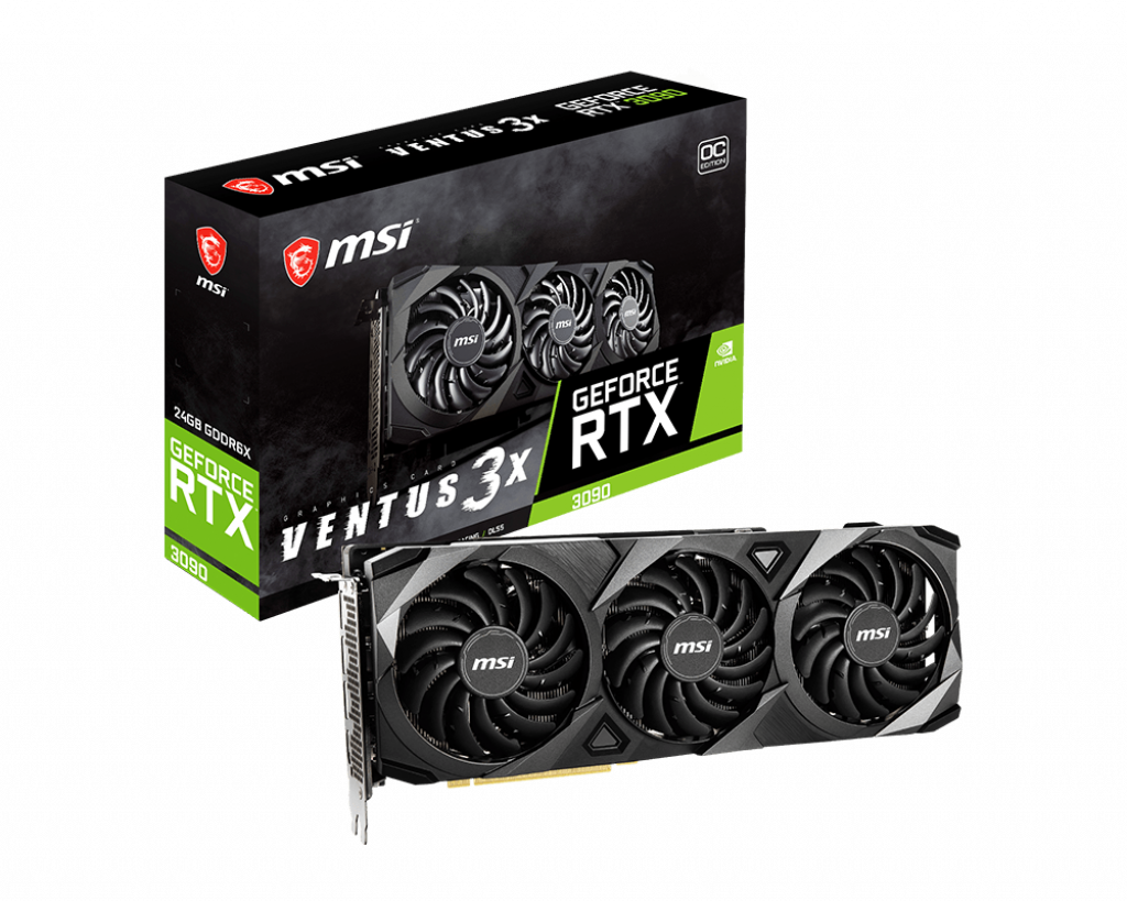 VGA MSI GeForce RTX 3090 VENTUS 3X 24G OC BV (5576) | MSI