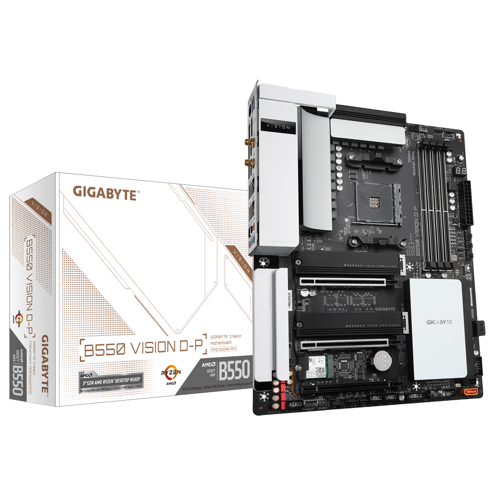 Mother GIGABYTE B550 VISION D-P 1.0 DDR4 sAM4 (1662) | Gigabyte