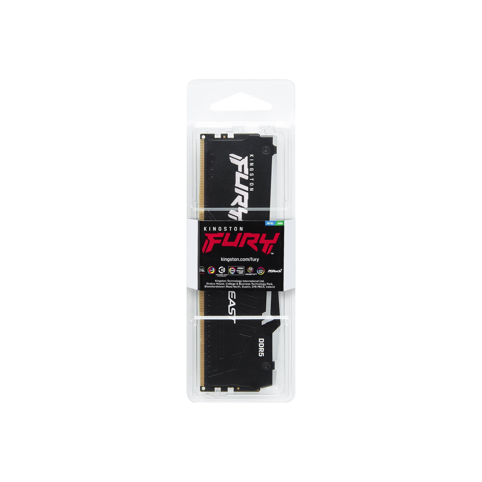 Memoria DDR5 Kingston 8Gb 5600 MHz FURY BEAST RGB (8608) | Kingston
