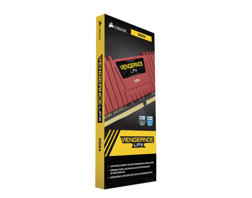 Memoria DDR4 Corsair 8Gb 2666 MHz Vengeance LPX Red (9717