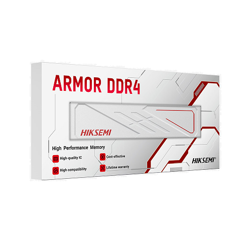 Memoria DDR4 HIKSEMI 16Gb 3200 Mhz Armor c/disipador White (2757