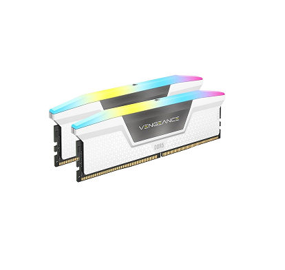Memoria DDR5 Corsair 64Gb (2x32Gb) 6400 MHz Vengeance RGB White