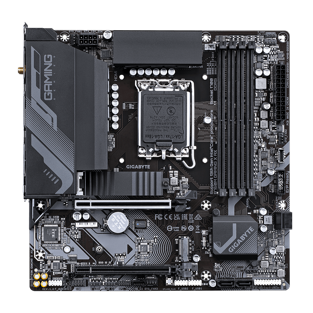 Mother Gigabyte B760M GAMING X AX DDR5 1700 (12va/13va/14va Gen