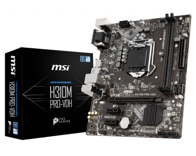 Mother MSI H310M PRO-VDH s1151 DDR4 (8va y 9na Gen) (2922)
