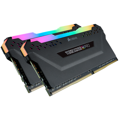 Memoria DDR4 Corsair 16Gb (2x8Gb) 3600 MHz Vengeance RGB Pro Black (4852)