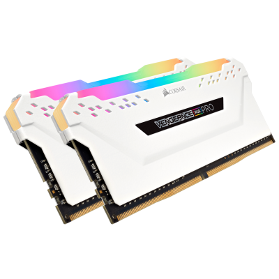 Memoria DDR4 Corsair 16Gb (2x8Gb) 3600 MHz Vengeance RGB Pro White (8726)