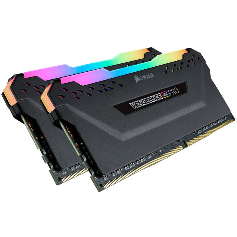 Memoria DDR4 Corsair 32Gb (2x16Gb) 2666 MHz Vengeance RGB Pro Black (2068)