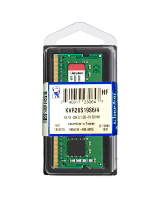 Memoria SODIMM DDR4 Kingston 4Gb 2666 MHz (0647)