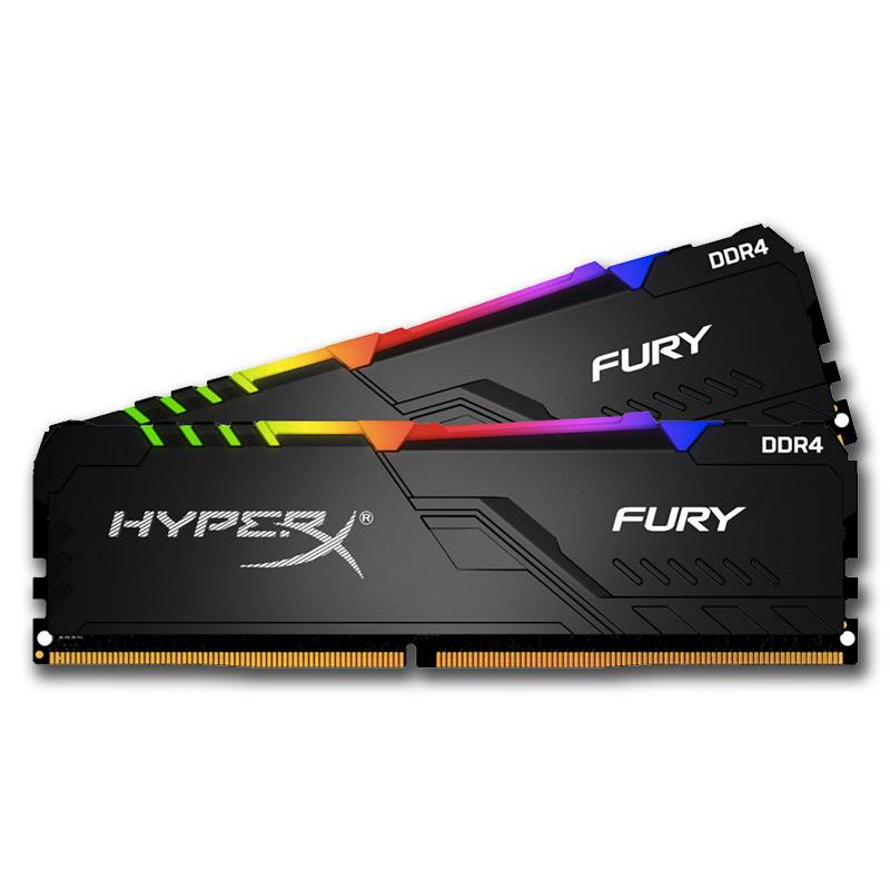 Memoria DDR4 8Gb 3200 Kingston HyperX Fury RGB (6327)