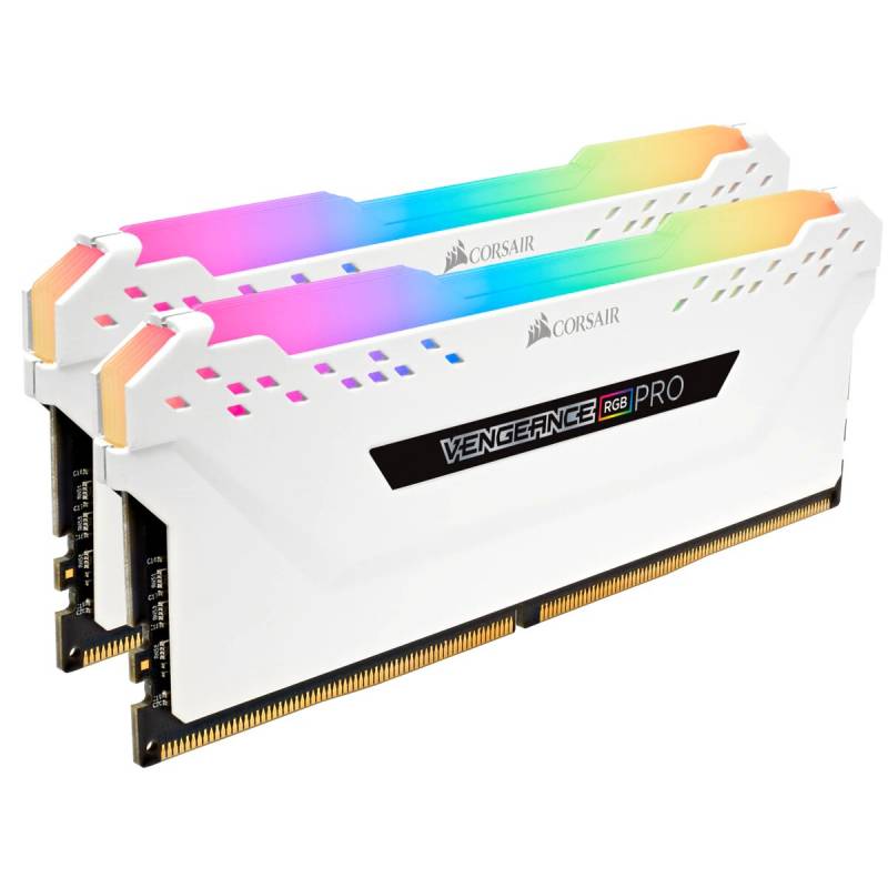 Memoria DDR4 Corsair 16Gb (2x8Gb) 3200 MHz Vengeance RGB Pro White (8719)