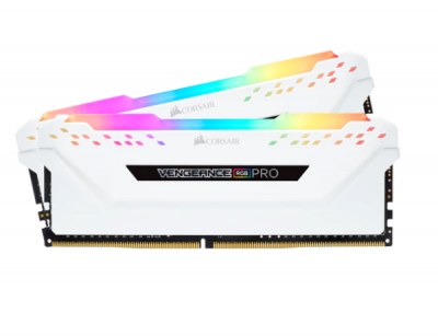 Memoria DDR4 Corsair 16Gb (2x8GB) 2666MHz Vengeance RGB Pro White (8696)