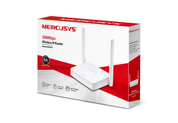 MW301R Rou Wi Mercusys 300Mbps N 2 Ant (0810)