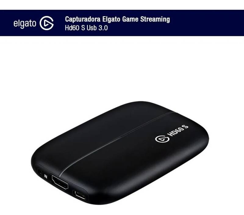 Capturadora Elgato HD60 S USB p/PS4 XBOX PC