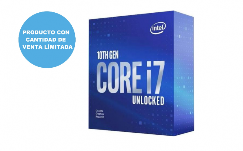 Proces. Intel CometLake Core I7 10700KF SIN COOLER SIN VIDEO S1200 (8685)