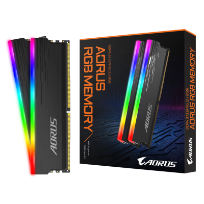 Memoria DDR4 Gigabyte 16Gb (2x8Gb) 3733 MHz Aorus Demo Kit RGB (9750)