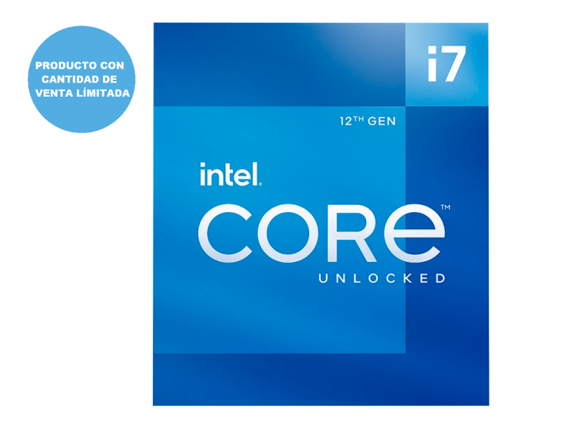 Proces. Intel ALDER LAKE  CORE I7 12700KF sin cooler sin video s1700 (4047)