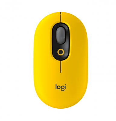 Mouse Logitech Wir POP Mouse Black/Yellow 910-006549