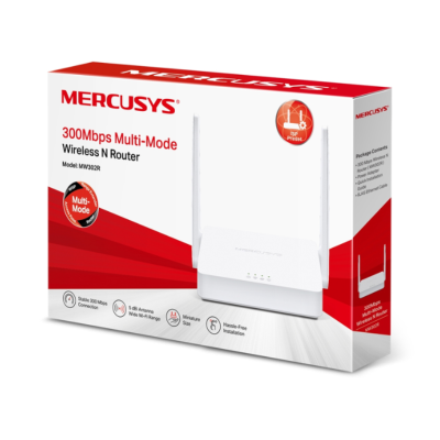 MW302R Rou Wi Mercusys 300Mbps N 2 Ant (0912)