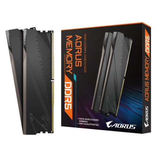 Memoria DDR5 Gigabyte 32Gb (2x16Gb) 5200 MHz Aorus (0335)