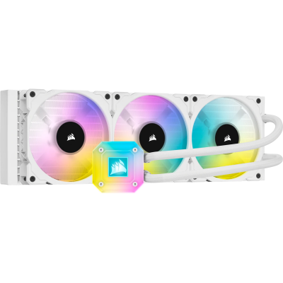 Water Cooling Corsair iCUE H150i ELITE Capellix 3x CPU Cooler 360mm White (0616)