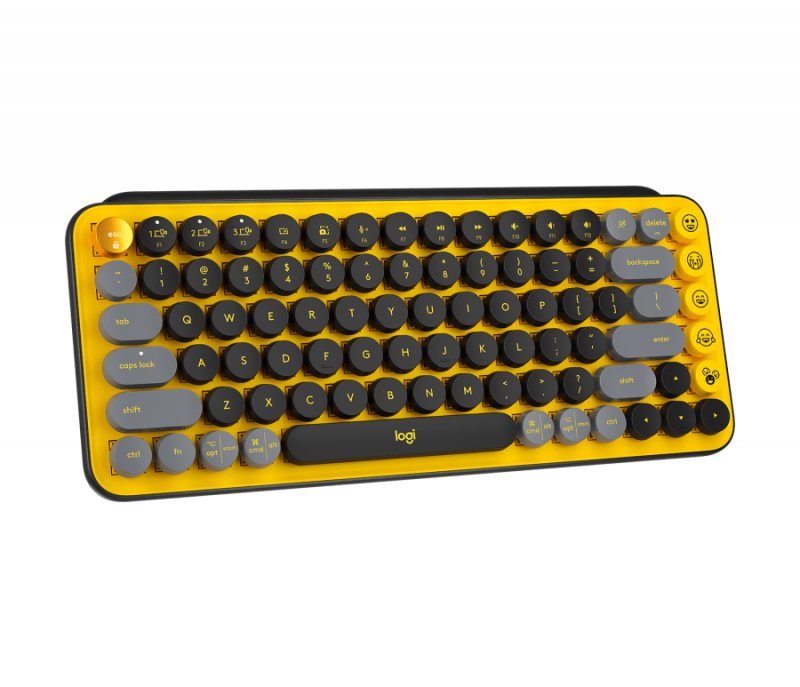 Teclado Logitech Pop Keys Mecanico Yellow 920-010713