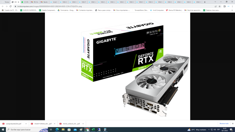 VGA Gigabyte GeForce RTX 3080 Ti VISION OC 12G (8810)