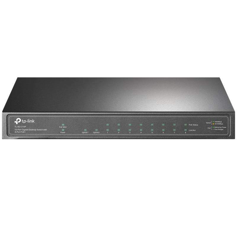 TL-SG1210P Switch Gigabit 9P 8POE+ 1SFP Tp-Link (7062)