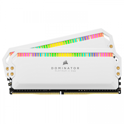 Memoria DDR4 Corsair 16Gb (2x8Gb) 3600 MHz Dominator Plat. RGB White (5322)
