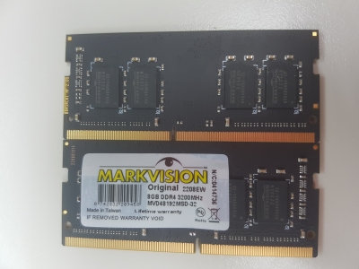 Memoria SODIMM DDR4 Markvision 8Gb 3200 MHz 1.20V BULK (9458)
