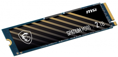Disco SSD M.2 MSI SPATIUM M390 2TB PCIe Gen3x4, NVMe 1.4 (6396)