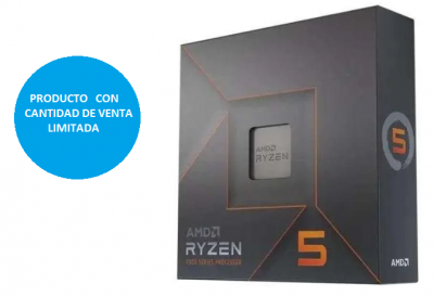 Proces. AMD Ryzen 5 7600X AM5 CON VIDEO SIN COOLER (4442)