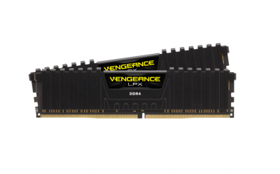Memoria DDR4 Corsair 32Gb (2x16Gb) 2666 MHz Vengeance LPX Black (9557)