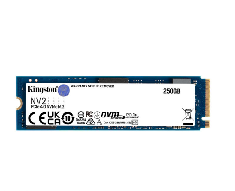 Disco SSD M.2 KINGSTON SNV2S 250GB NVMe PCIe 4.0 (9889)