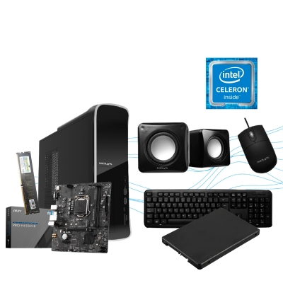Pc Slim Kelyx Intel Celeron G5905 4G SSD 240Gb (MSI)
