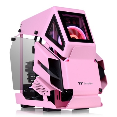 Gabinete TT AH T200 Micro Case TG x2 Pink (6883)