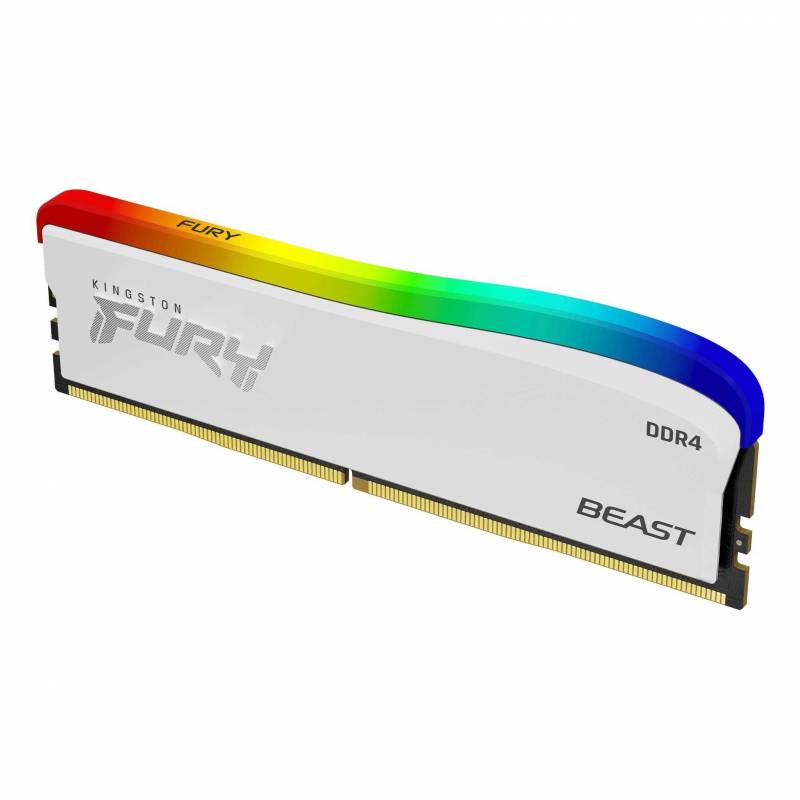Memoria DDR4 Kingston 16Gb 3200 FURY WHITE RG B(0380)