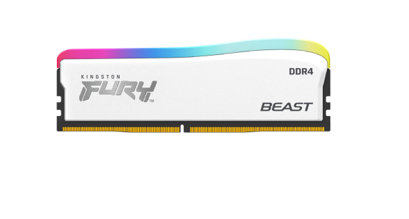 Memoria DDR4 Kingston 8Gb 3600 FURY WHITE RGB (0366)