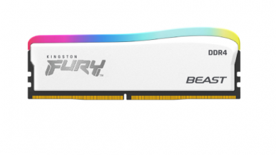 Memoria DDR4  16Gb 3600 Kingston HyperX Fury WHITE RGB (0342)