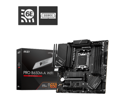 Mother MSI PRO B650M-A WIFI DDR5 AM5 (Series 7000/8000) (0160)