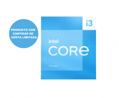 Proces. Intel RAPTORLAKE CORE I3 13100 CON VIDEO CON COOLER s1700 (0312)