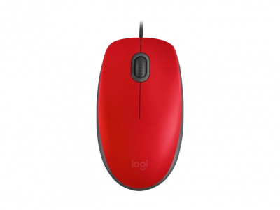 Mouse Logitech M110 Silent Red 910-006755